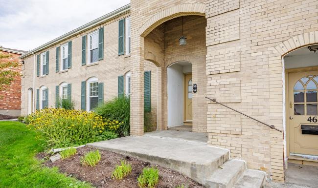 Triphammer Apartments brick exterior buildings